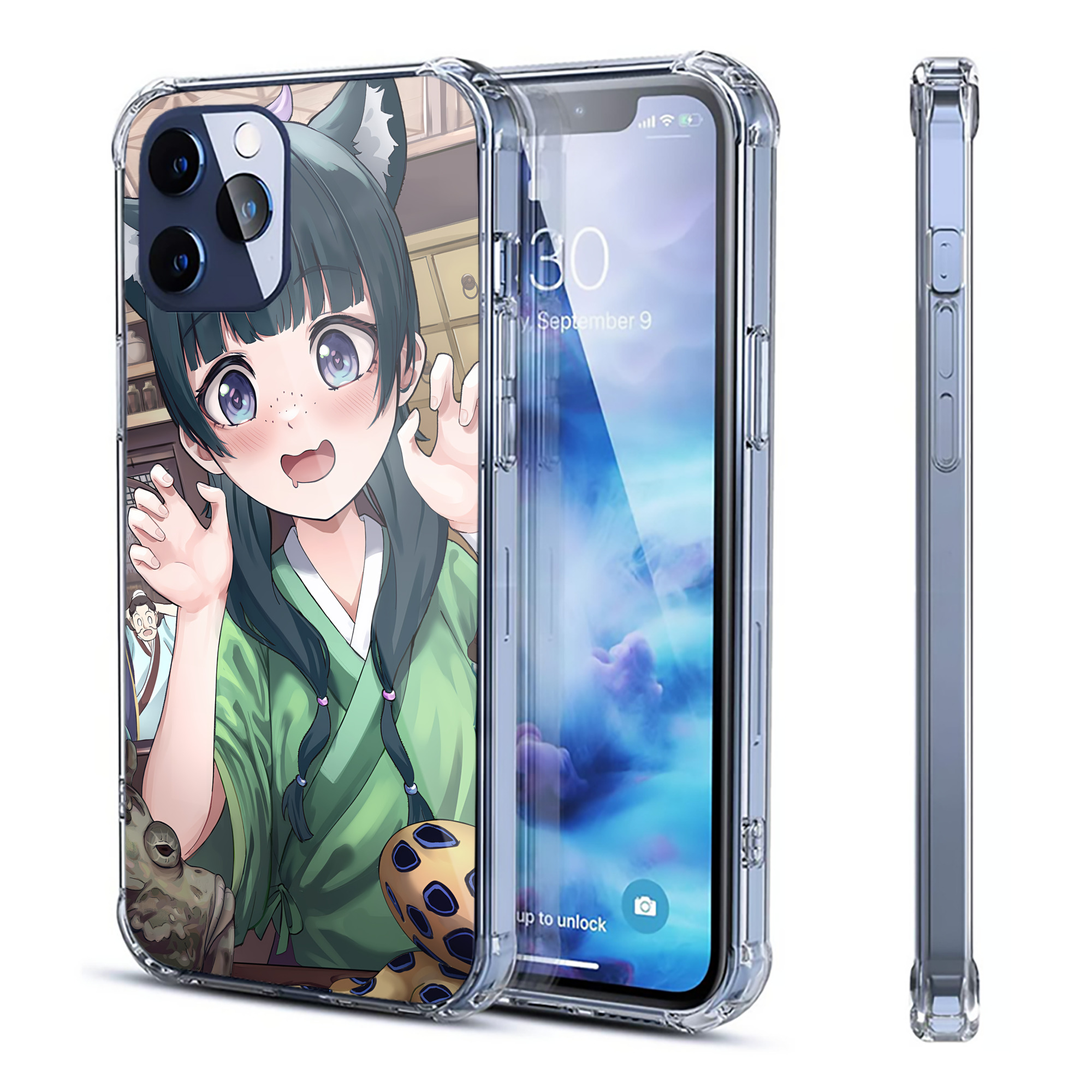 （画像用） 薬屋のひとりごと The Apothecary Diaries 【iPhone 12シリーズ対応】透明スマホケース（クリアソフトケース）